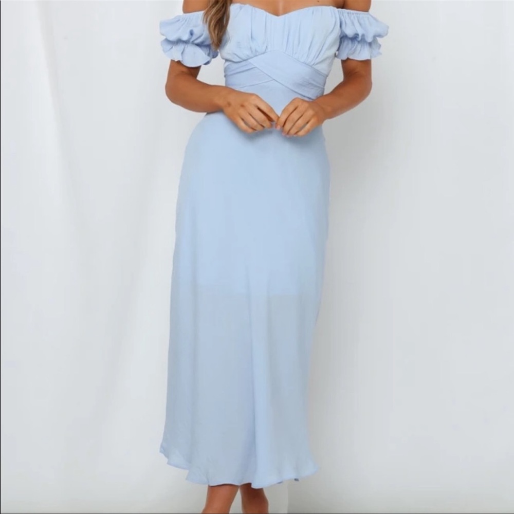 Hello Molly Sky Child Maxi / Midi Dress